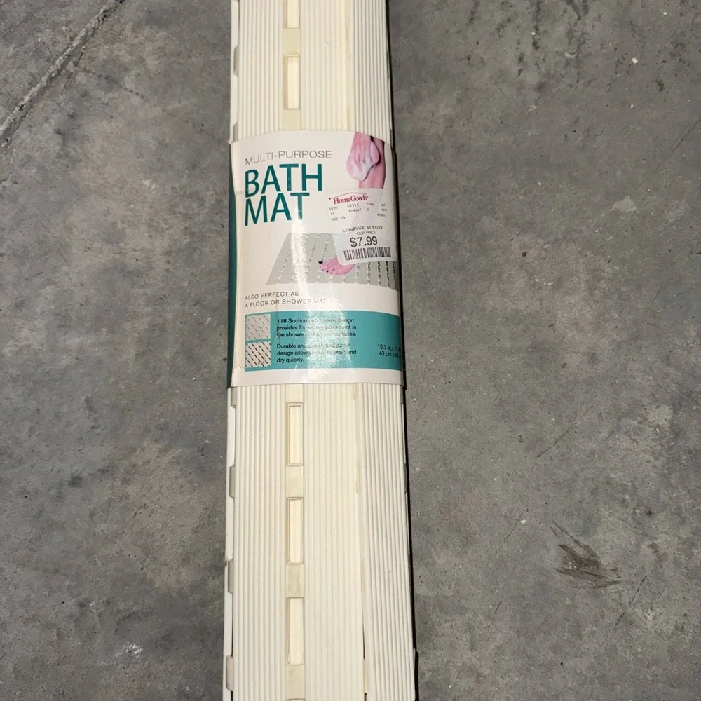 Multi-Purpose Cream Bath Mat